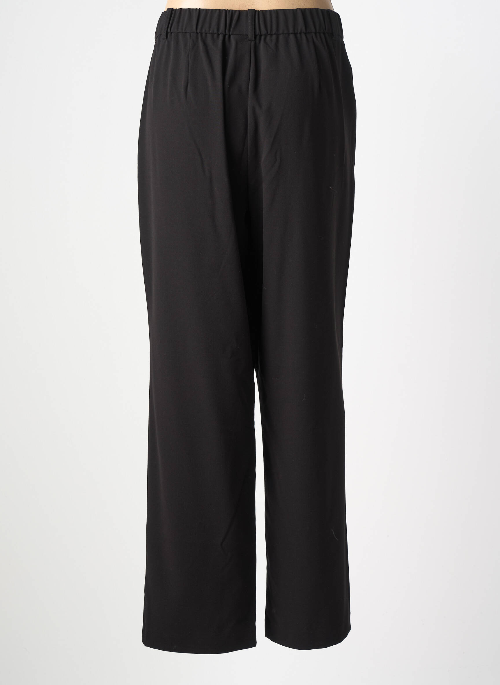 Pantalon slim talie elastică mărime normală negru CISO femeie