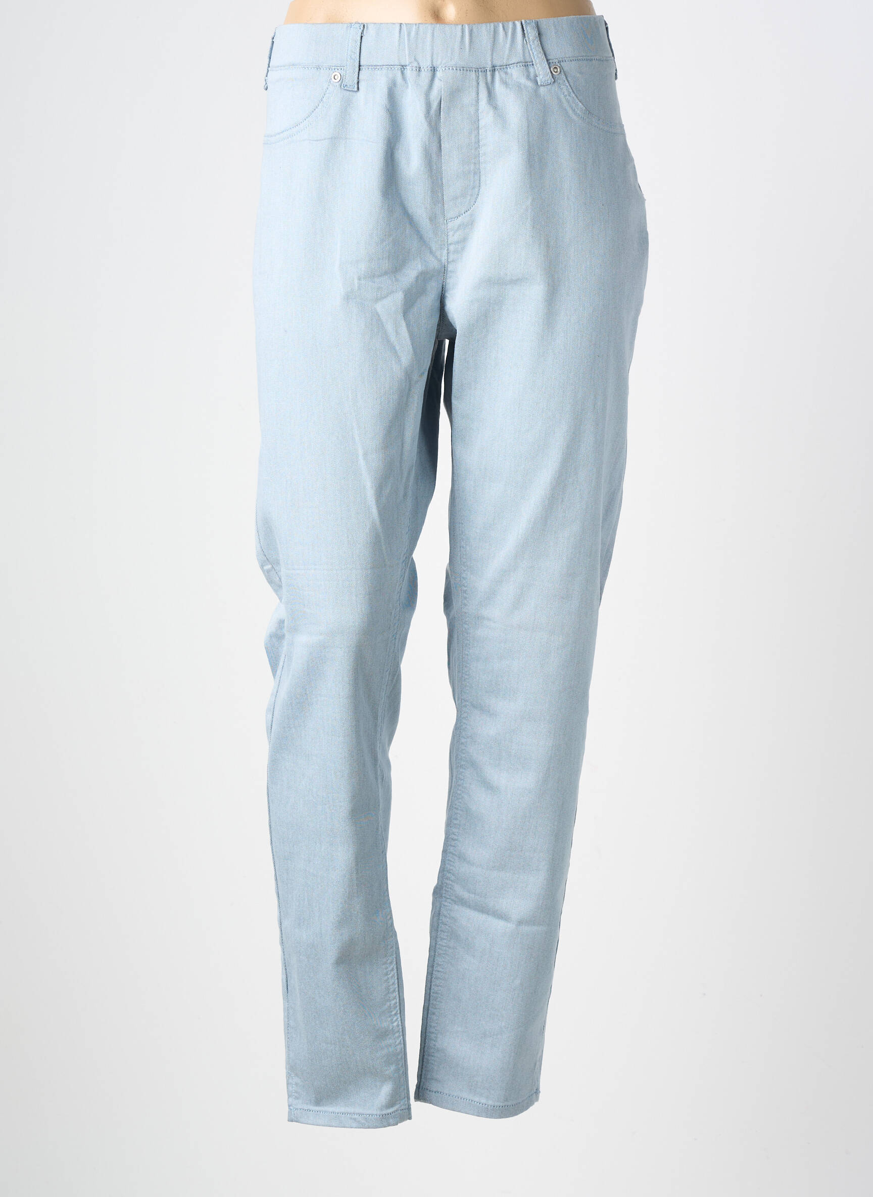 Pantalon slim elasticitate mărime normală albastru CISO femeie