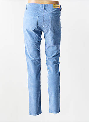 Pantalon slim elasticitate mărime normală albastru COUTURIST femeie