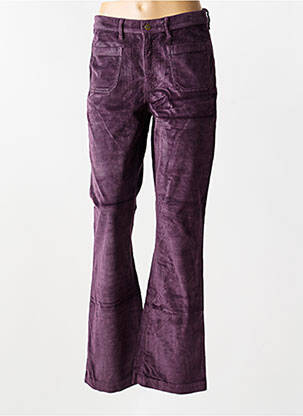 Pantalon evazat elasticitate mărime normală violet COUTURIST femeie