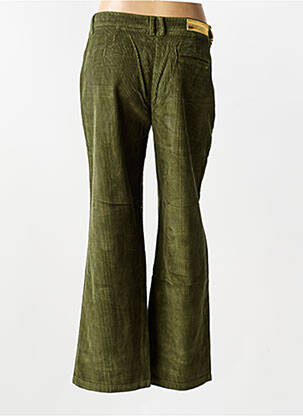 Pantalon drept elasticitate mărime normală verde COUTURIST femeie