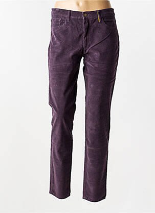Pantalon slim elasticitate mărime normală violet COUTURIST femeie