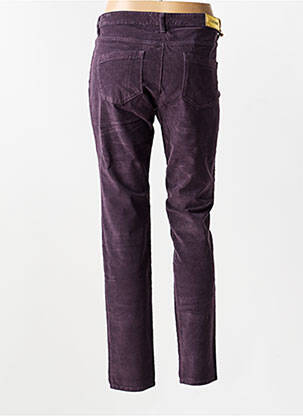Pantalon slim elasticitate mărime normală violet COUTURIST femeie