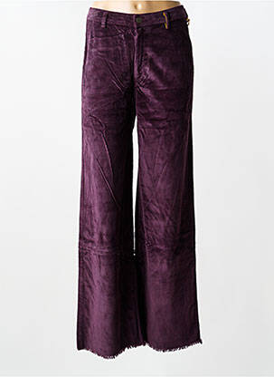 Pantalon evazat elasticitate mărime normală violet COUTURIST femeie