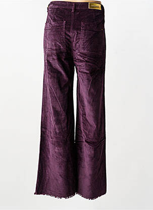 Pantalon evazat elasticitate mărime normală violet COUTURIST femeie