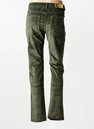 Pantalon slim elasticitate talie înaltă verde COUTURIST femeie