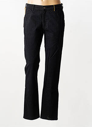 Pantalon chino țesătură poplin mărime normală negru COUTURIST femeie