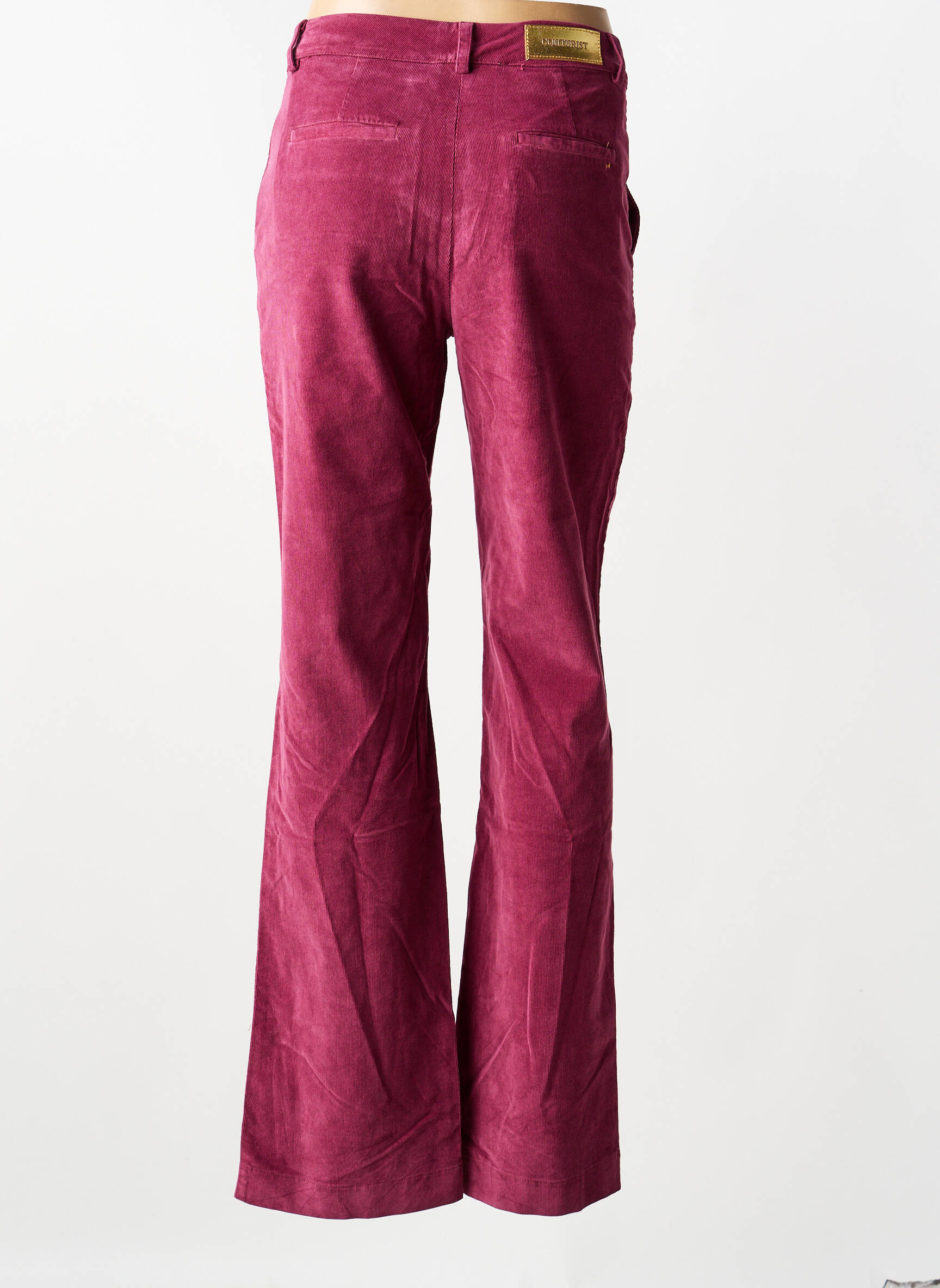 Pantalon evazat elasticitate mărime normală violet COUTURIST femeie