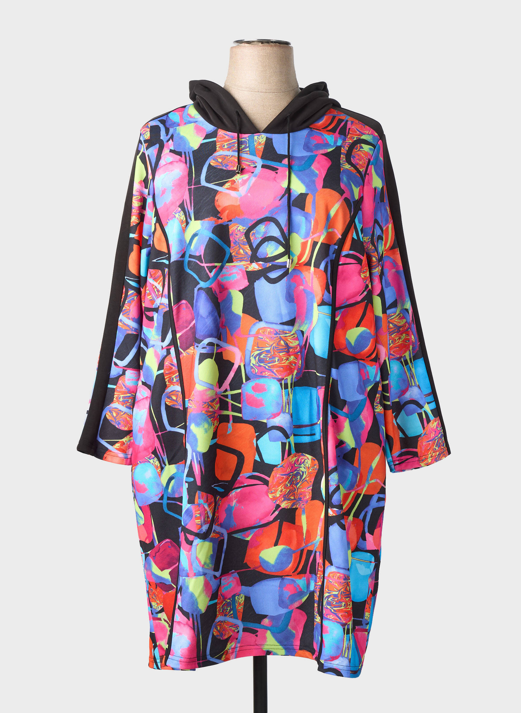 Rochie pulover mâneci lungi mâneci lungi negru MERI & ESCA femeie