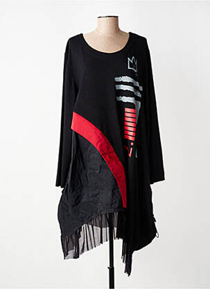 Rochie midi mâneci lungi mâneci lungi negru OLIVER JUNG femeie