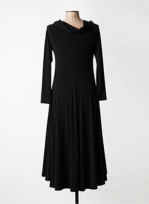 Rochie lungă mâneci lungi mâneci lungi negru MAT. femeie