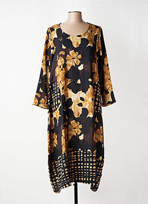 Rochie lungă mâneci lungi mâneci lungi negru G!OZE femeie