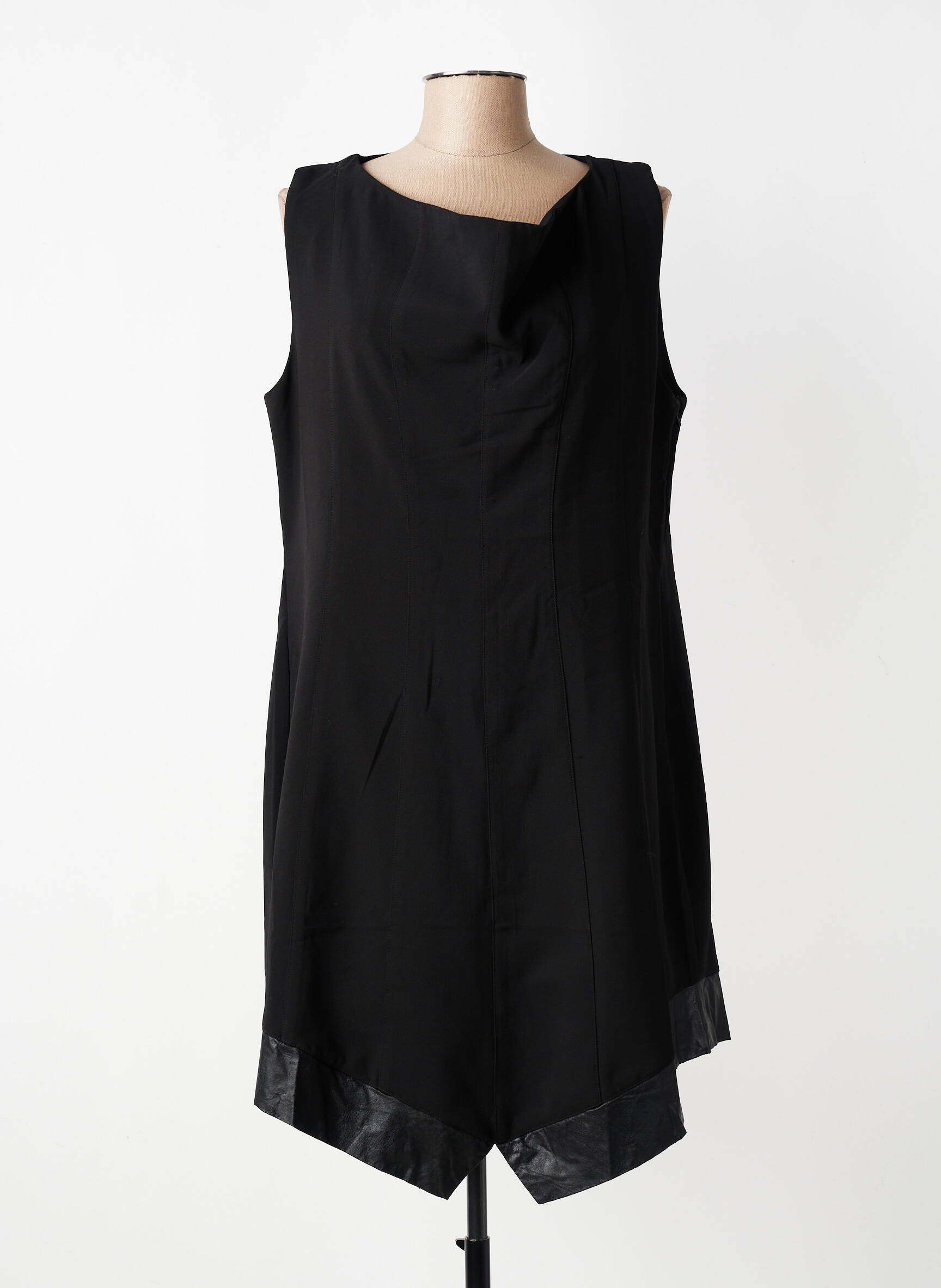 Rochie midi fără mâneci fără mâneci negru KOKOMARINA femeie