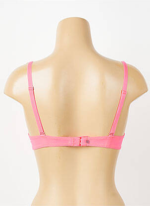 Sutien efect material satinat top sutien push-up roz SIMONE PERELE femeie