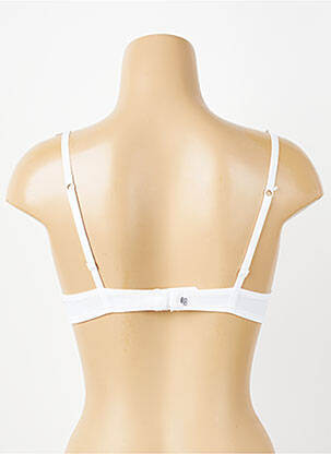 Sutien efect material satinat top sutien push-up alb SIMONE PERELE femeie