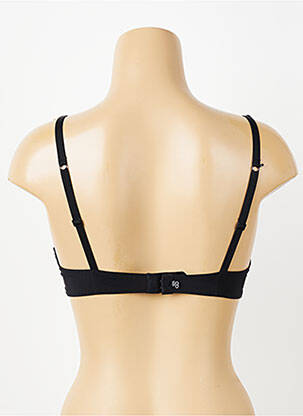 Sutien efect material satinat top sutien push-up negru SIMONE PERELE femeie