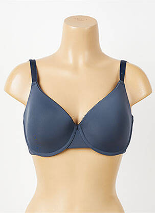 Sutien efect material satinat top sutien modelat gri DORINA femeie
