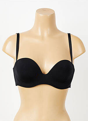 Sutien efect material satinat top sutien modelat negru SIMONE PERELE femeie