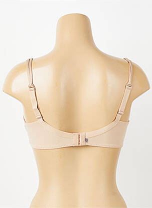 Sutien efect material satinat top sutien modelat culoare piersică SIMONE PERELE femeie