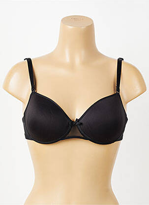 Sutien efect material satinat top sutien modelat negru CHANTELLE femeie