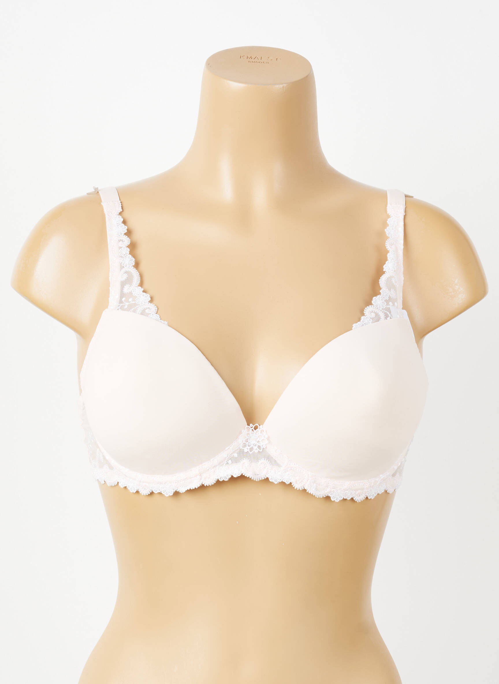 Sutien efect material satinat top sutien push-up roz SIMONE PERELE femeie