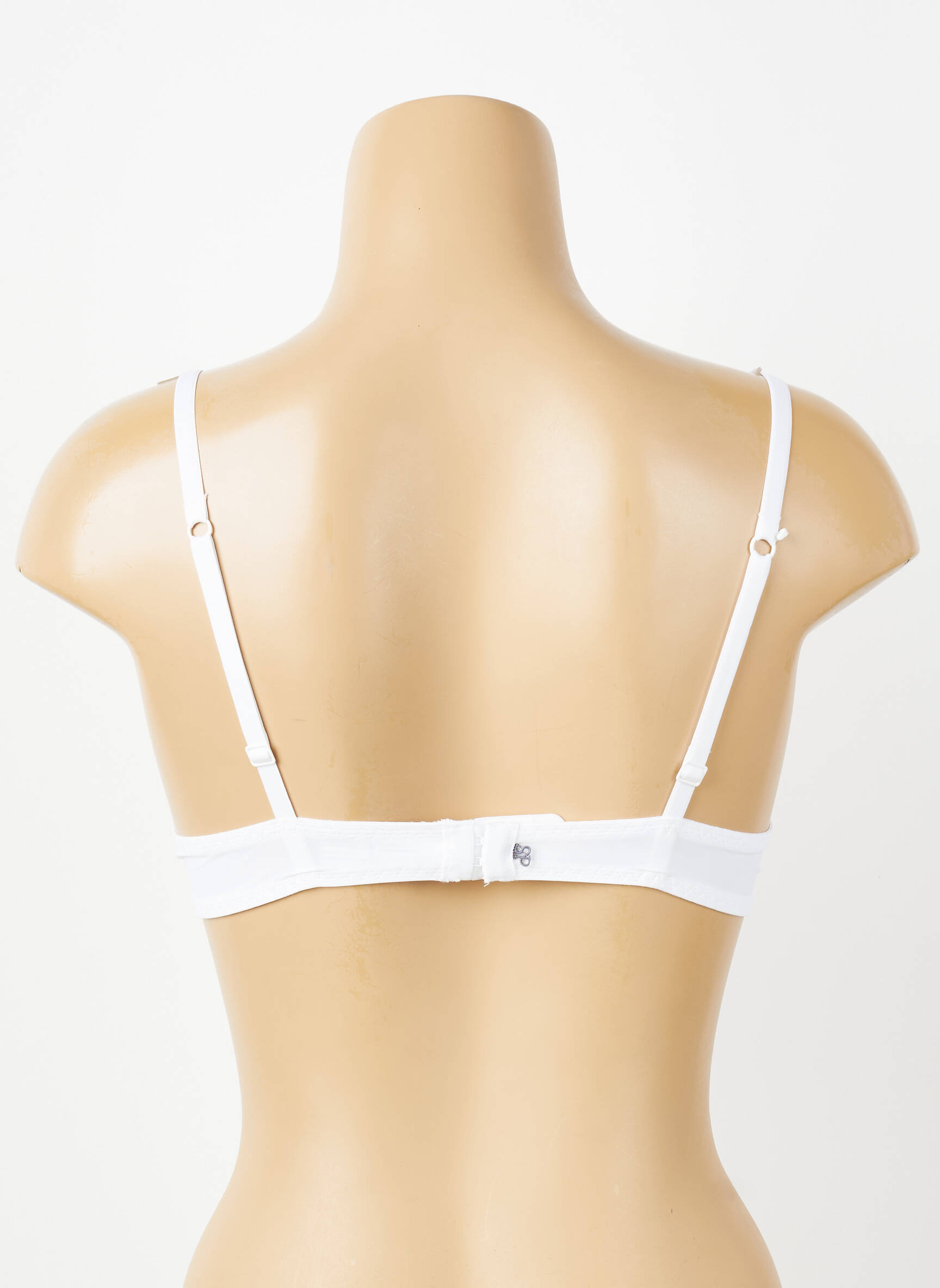 Sutien efect material satinat top sutien push-up alb SIMONE PERELE femeie