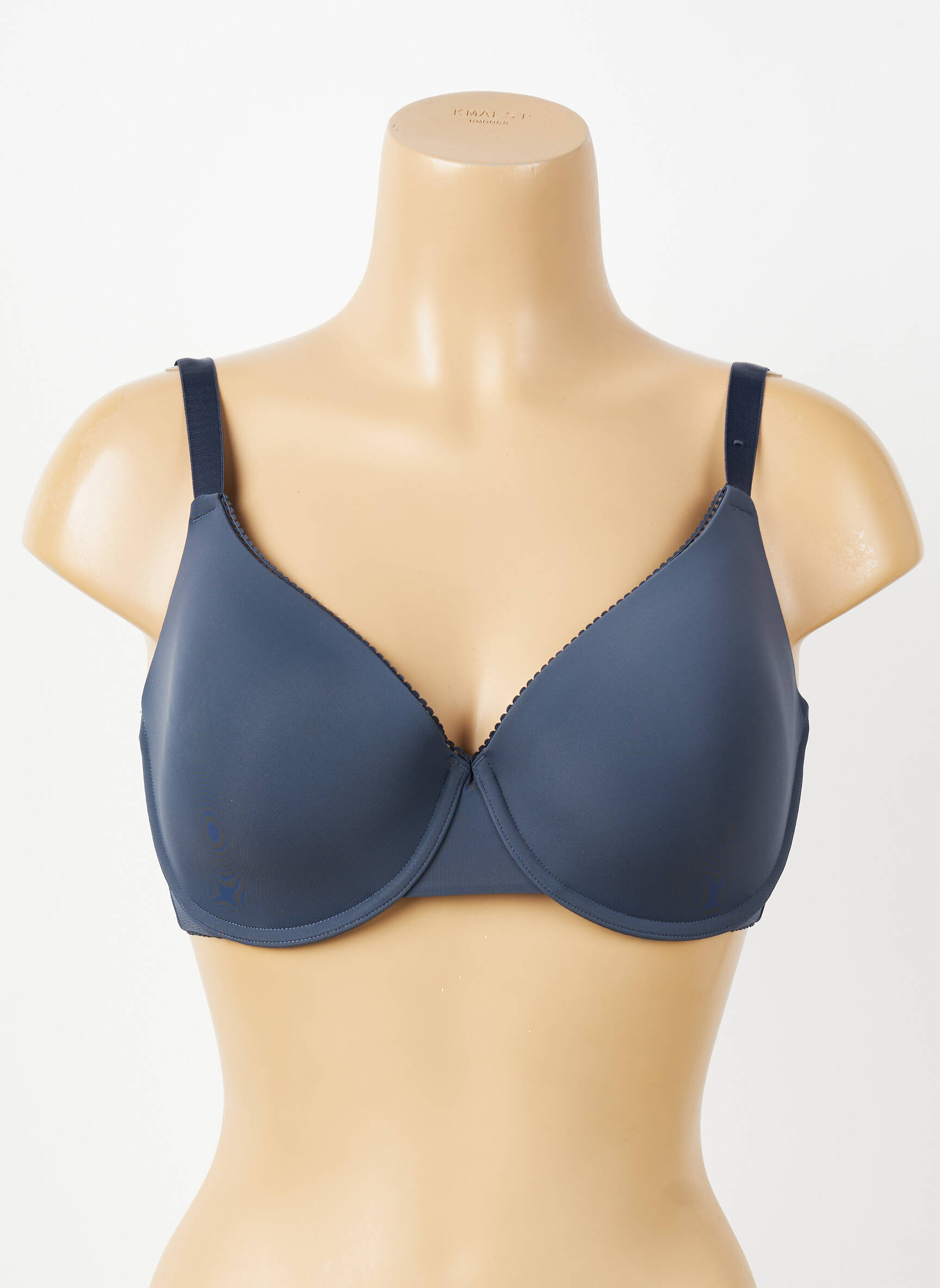 Sutien efect material satinat top sutien modelat gri DORINA femeie