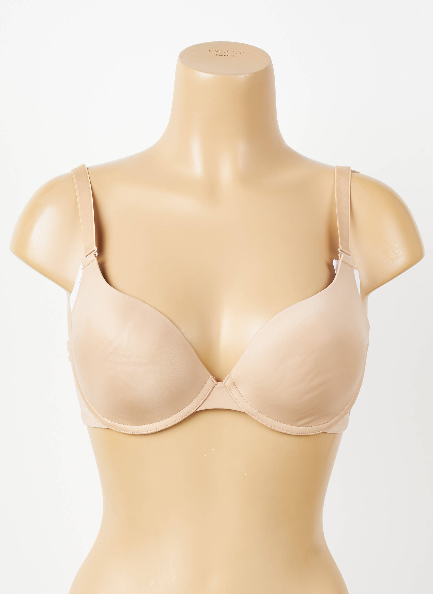 Sutien efect material satinat top sutien modelat culoare piersică SIMONE PERELE femeie
