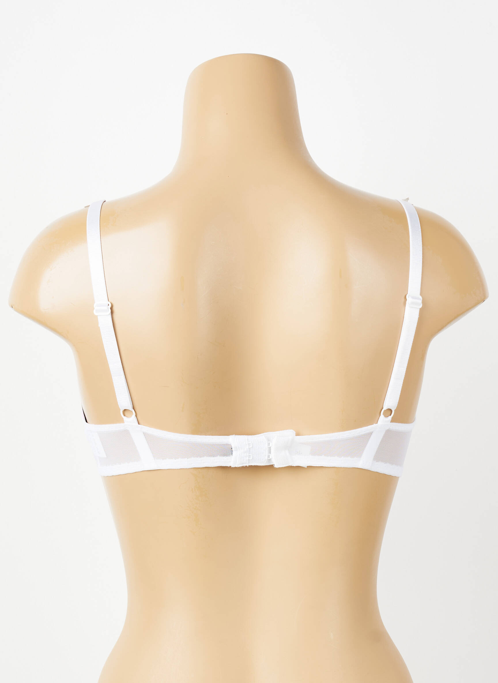 Sutien efect material satinat top sutien modelat alb PASSIONATA femeie