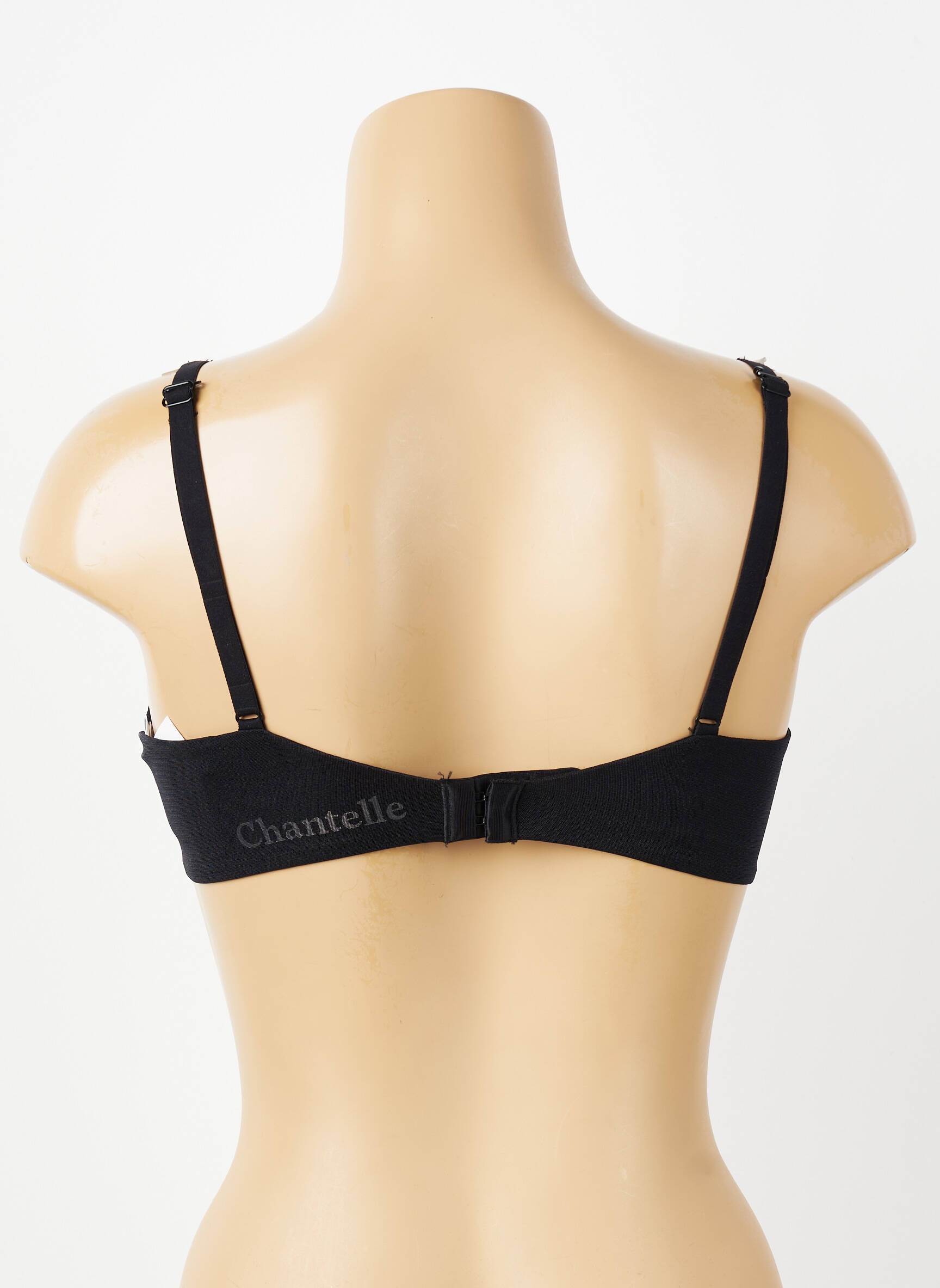 Sutien țesătură tulle sutien cupe întregi cu decolteu înalt negru CHANTELLE femeie