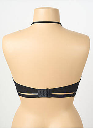 Sutien broderie top sutien modelat negru VALEGE femeie
