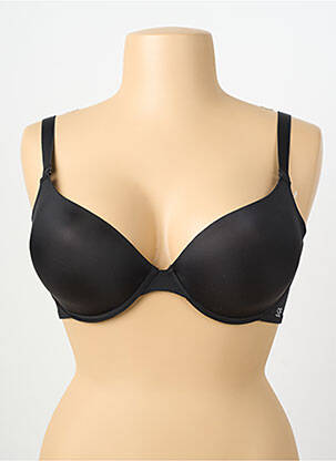 Sutien efect material satinat top sutien modelat negru SIMONE PERELE femeie