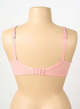 Sutien efect material satinat top sutien modelat roz SIMONE PERELE femeie
