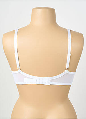 Sutien efect material satinat top sutien modelat alb PASSIONATA femeie