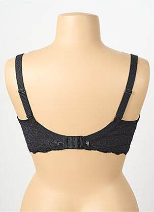 Sutien efect material satinat top sutien push-up negru SIMONE PERELE femeie
