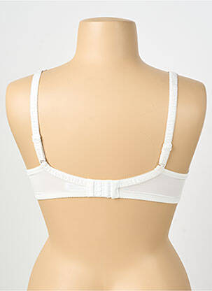 Sutien efect material satinat top sutien modelat bej VALEGE femeie