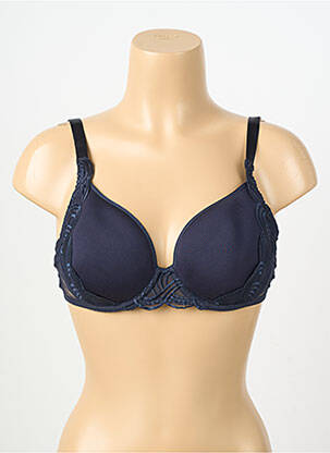 Sutien efect material satinat top sutien modelat albastru SIMONE PERELE femeie