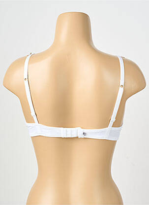 Sutien efect material satinat top sutien push-up alb SIMONE PERELE femeie