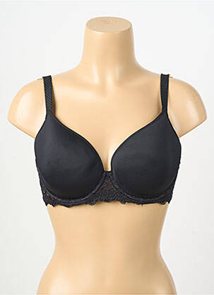 Sutien efect material satinat top sutien modelat negru SIMONE PERELE femeie