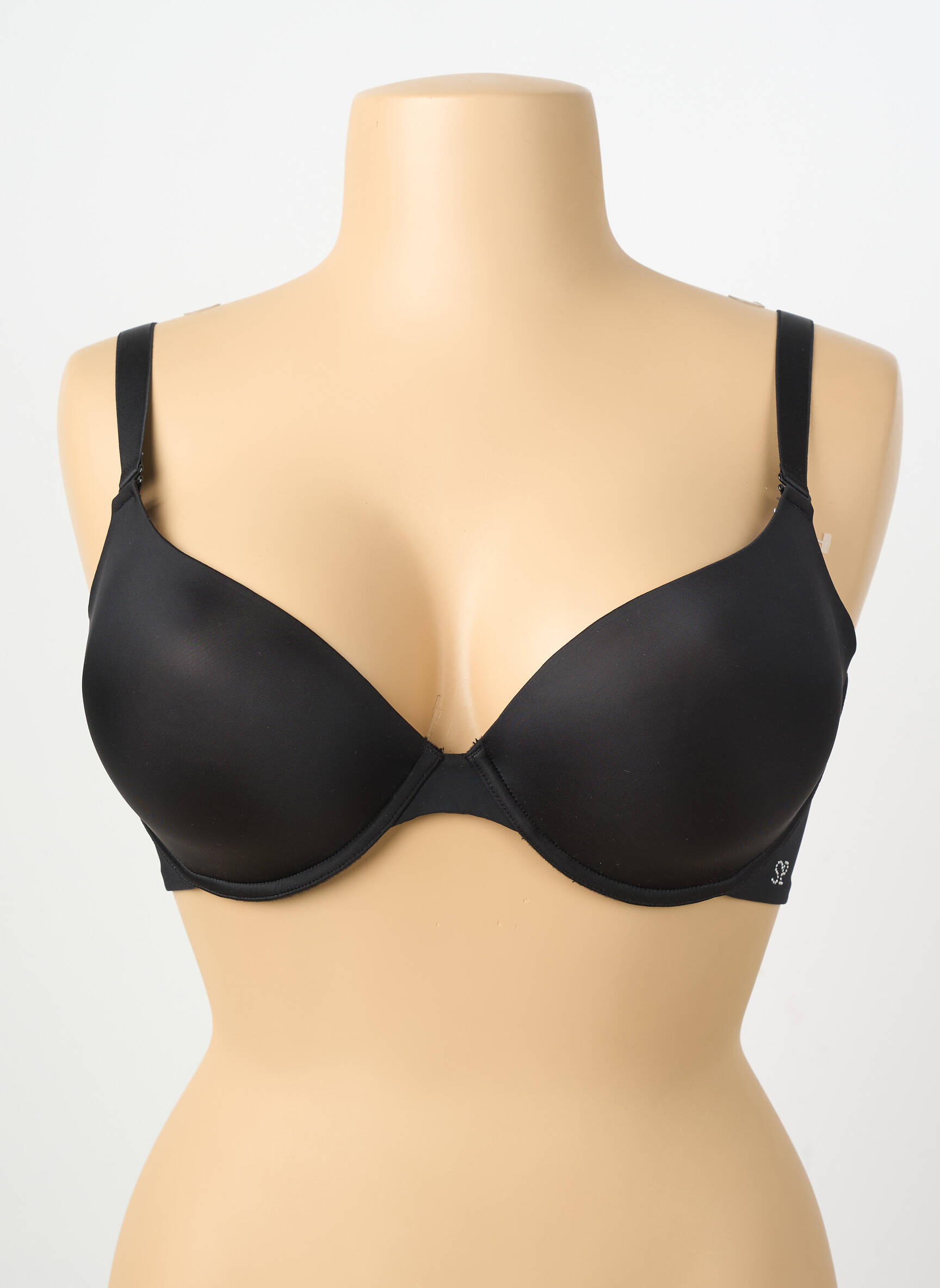 Sutien efect material satinat top sutien modelat negru SIMONE PERELE femeie