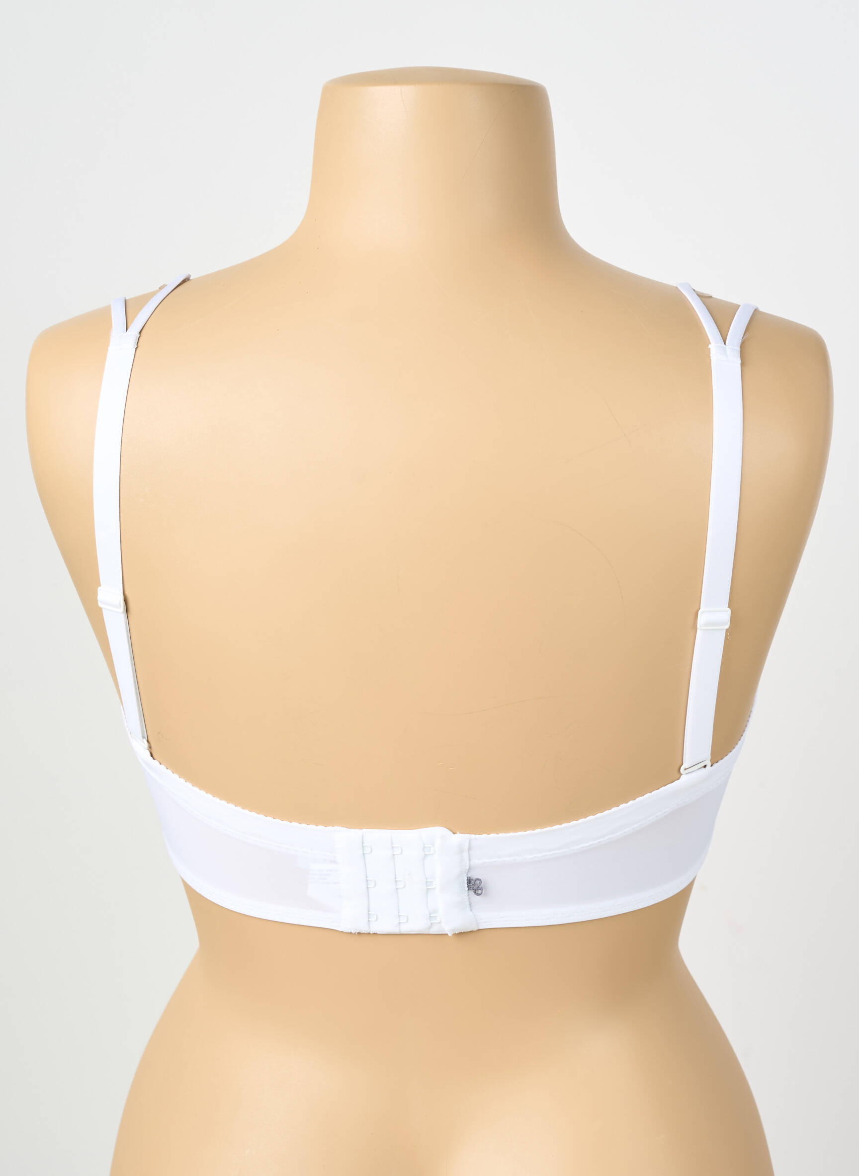 Sutien efect material satinat top sutien modelat alb SIMONE PERELE femeie