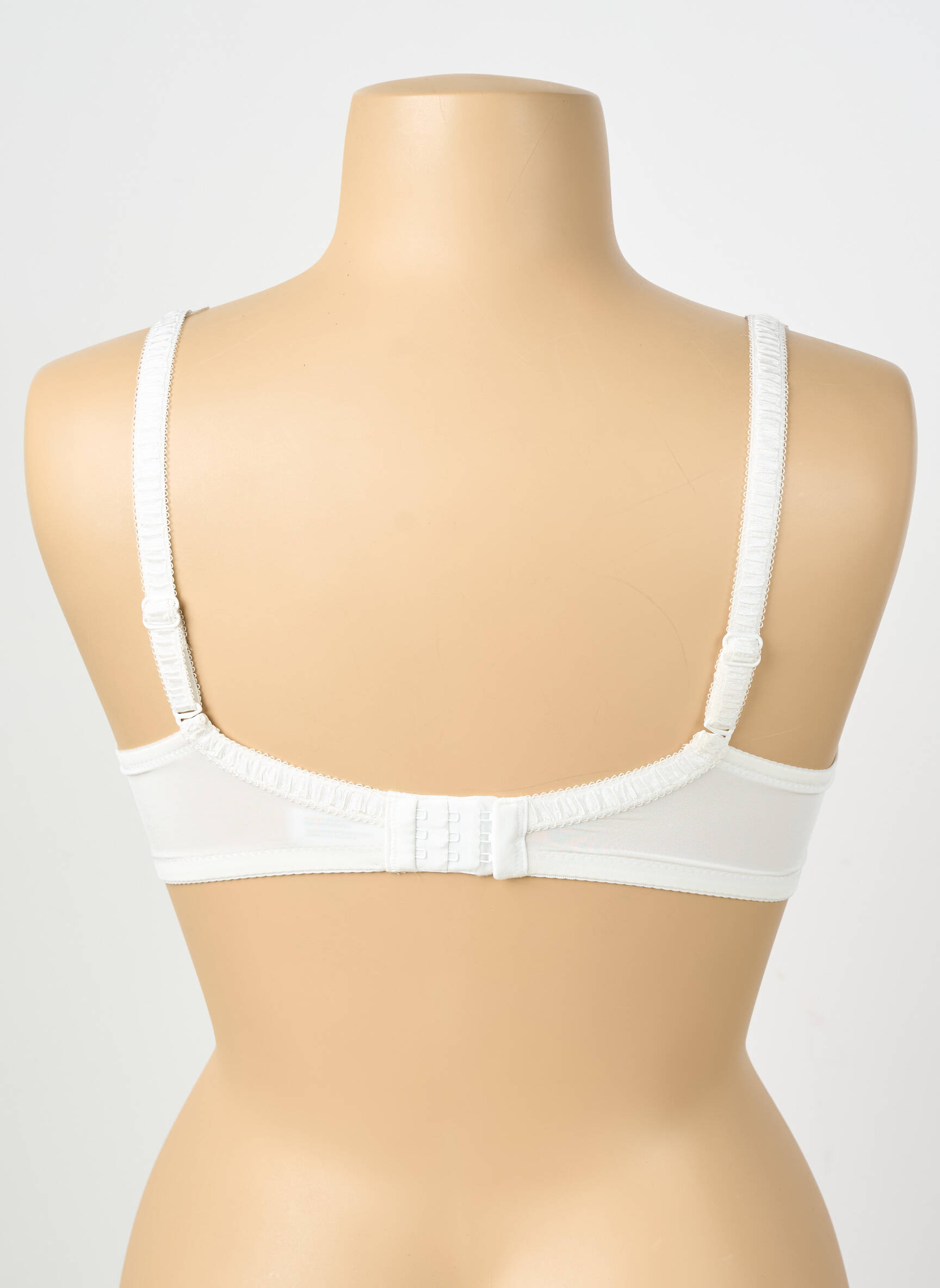 Sutien efect material satinat top sutien modelat bej VALEGE femeie