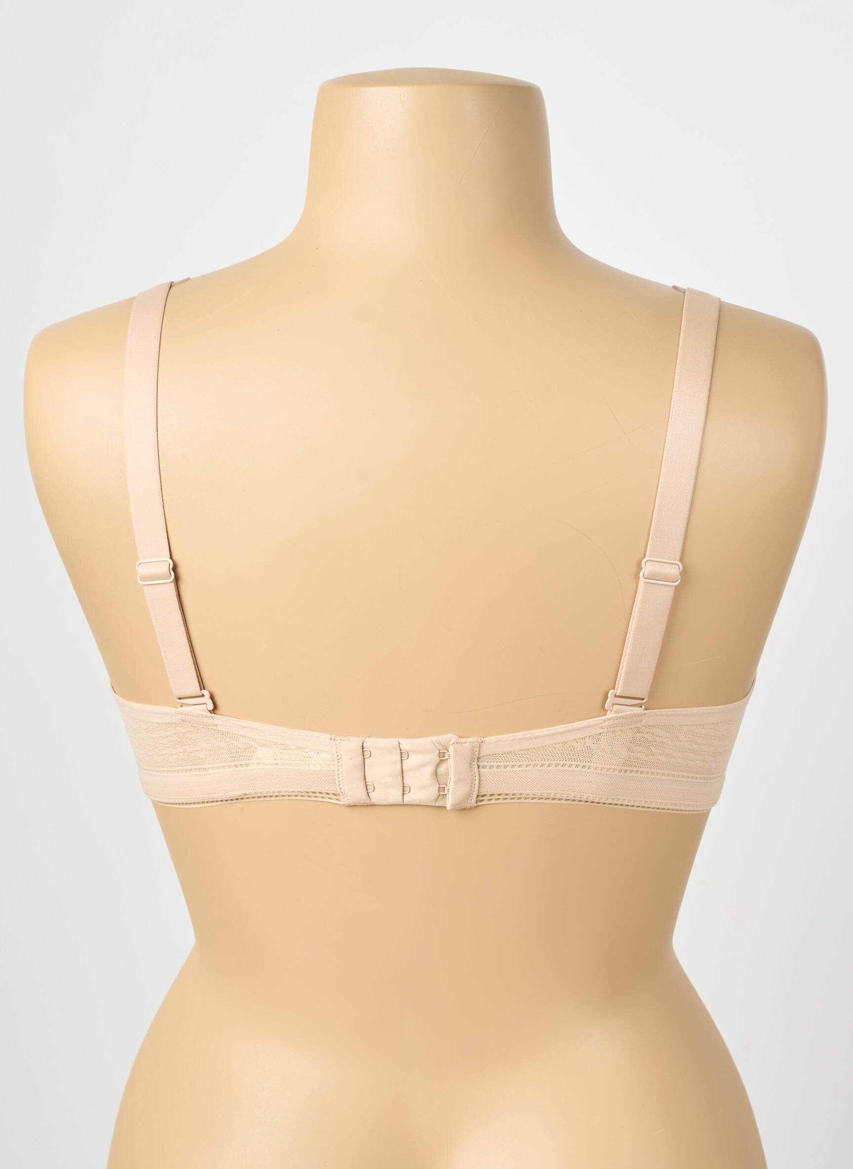 Sutien efect material satinat top sutien modelat culoare piersică SIMONE PERELE femeie