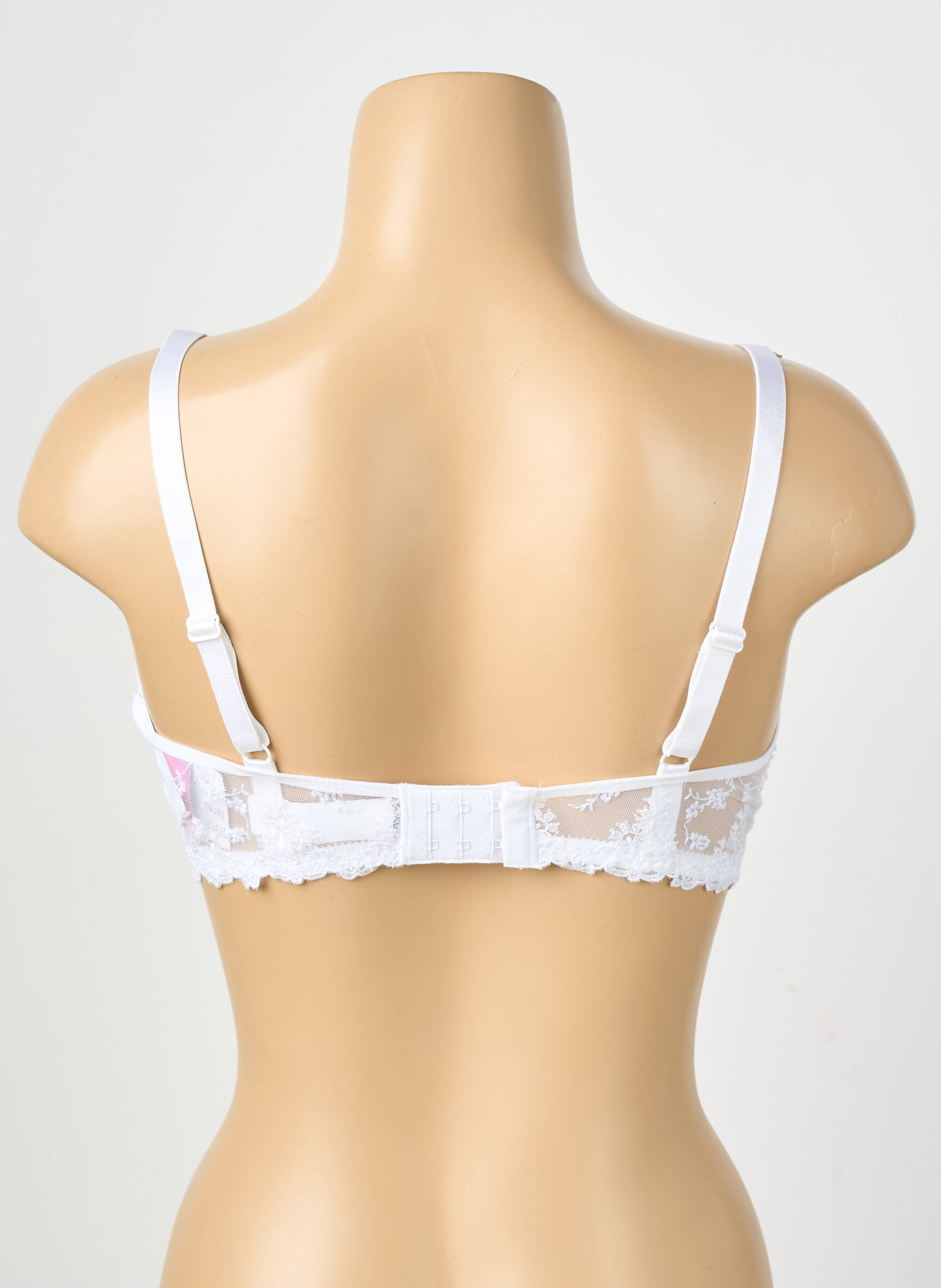 Sutien efect material satinat top sutien modelat alb PASSIONATA femeie