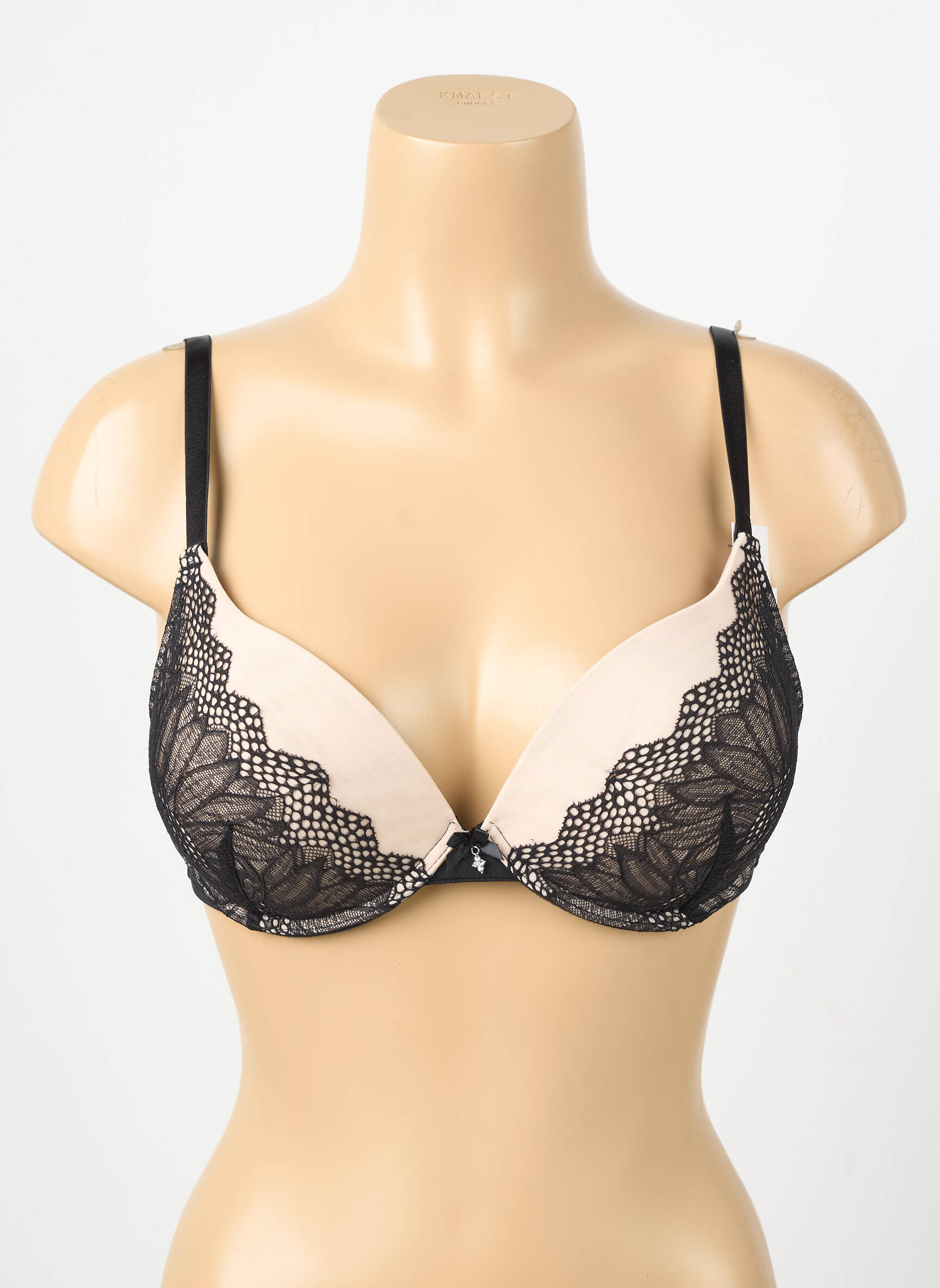 Sutien top sutien push-up top sutien push-up negru VALEGE femeie