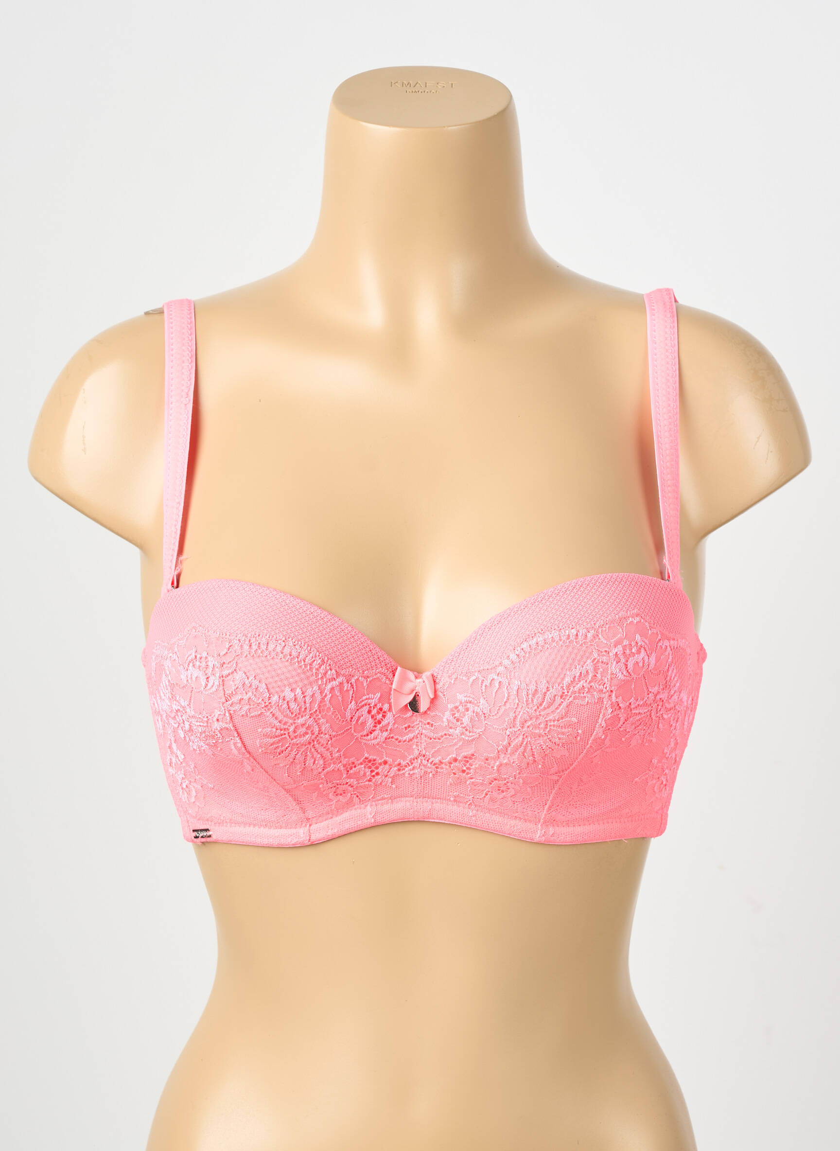 Sutien ușoară și transparentă top sutien modelat roz VALEGE femeie