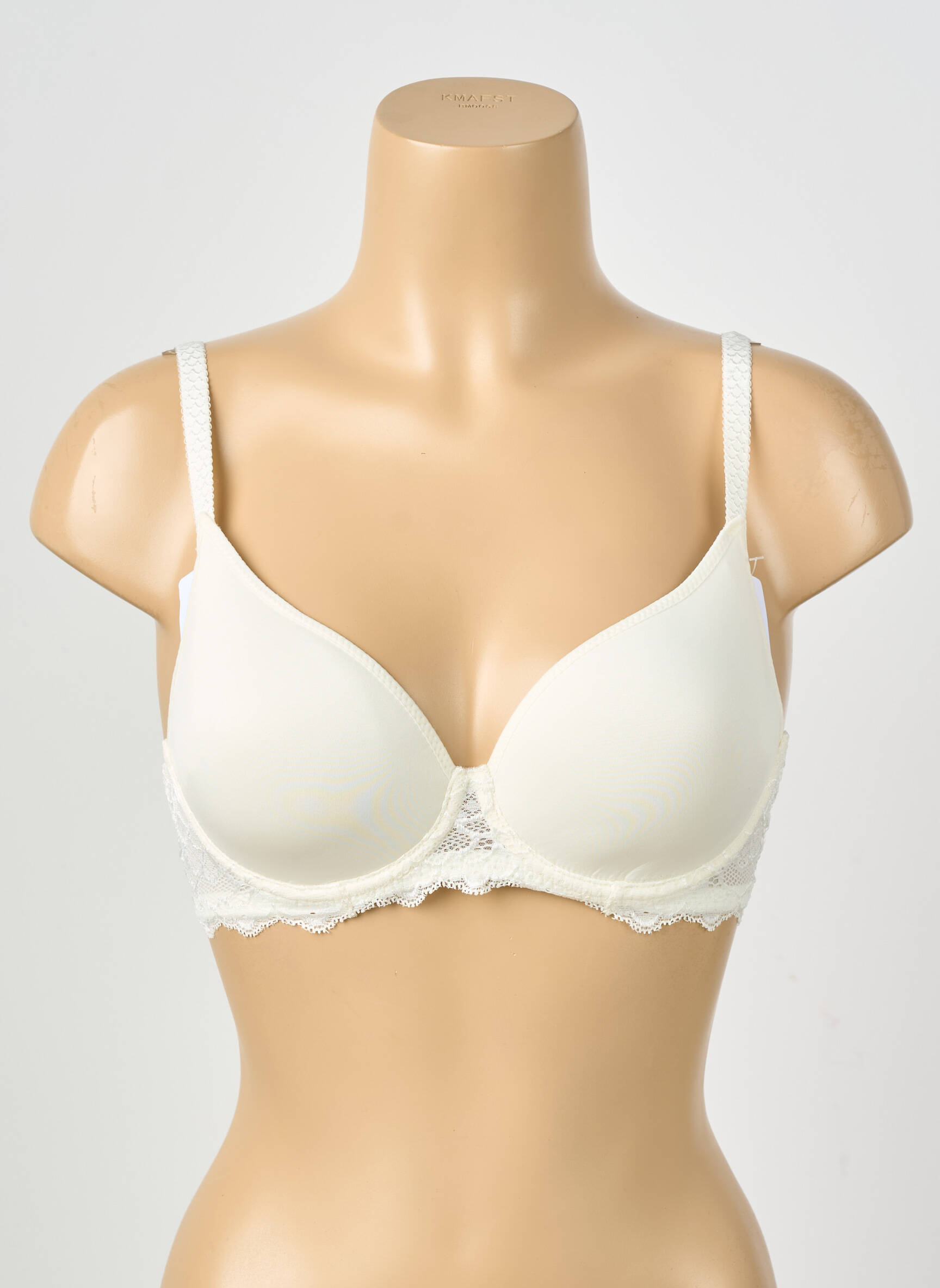 Sutien efect material satinat top sutien modelat bej SIMONE PERELE femeie