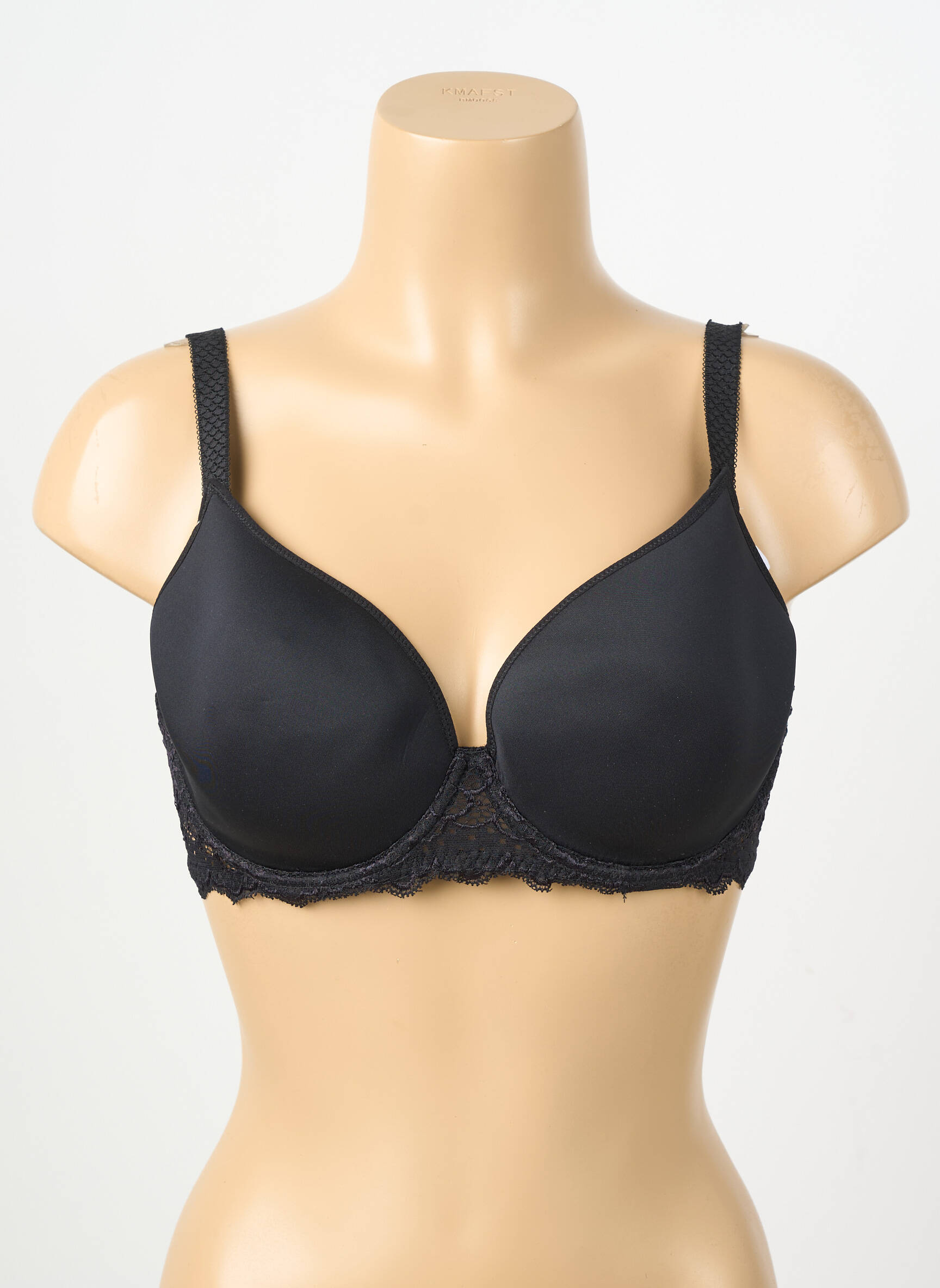 Sutien efect material satinat top sutien modelat negru SIMONE PERELE femeie
