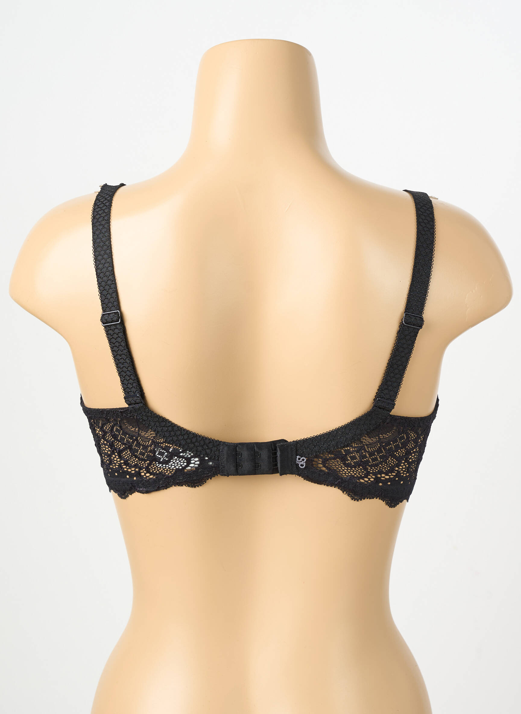 Sutien efect material satinat top sutien modelat negru SIMONE PERELE femeie