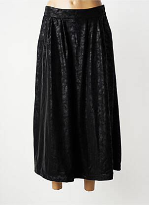 Fustă lungă închidere cu fermoar lateral negru COUTURIST femeie